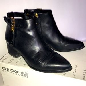 Geox Candice H Leather Ankle Boot
